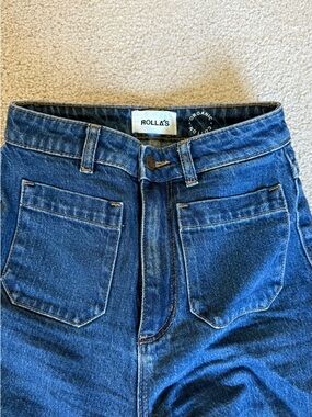 ROLLA'S Dark Blue Front-Pocket Denim Jeans - Sailor style- Size 24